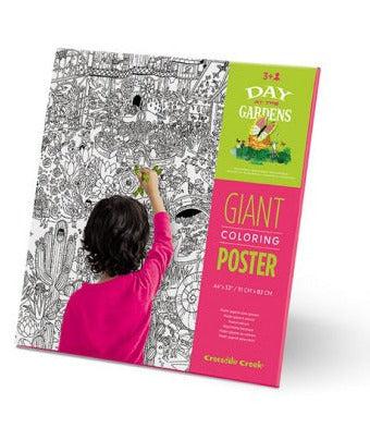 Giant Coloring Posters - Day at the Gardens